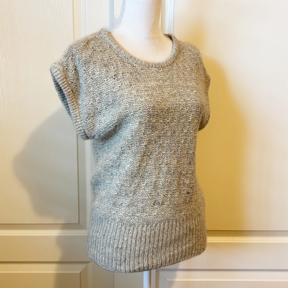 FABE Vintage Silk Blend Knitted Sweater Pearl Buttons at Hip Women’s Large - Picture 2 of 10